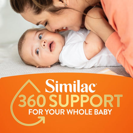 Similac 360 Total Care Sensitive Infant Formula for Fussiness & Gas Due to Lactose Sensitivity, Has 5 HMO Prebiotics, Non-GMO, Baby Formula Powder, 34.9-oz Value Can, Pack of 3