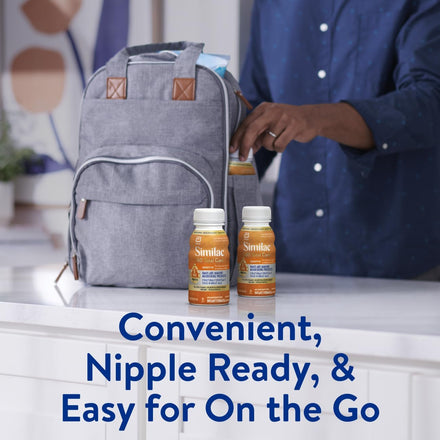 Similac 360 Total Care Sensitive Infant Formula for Fussiness & Gas Due to Lactose Sensitivity, Has 5 HMO Prebiotics, Non-GMO, Baby Formula, Ready to Feed, 8-fl-oz Bottle, Pack of 24