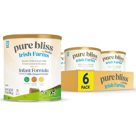 Pure Bliss Irish Farms, Easy-to-Digest Baby Formula, Infant Formula, 0-12 Months, 24.7-oz Can