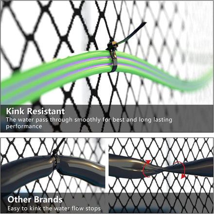 Jasonwell Trampoline Sprinkler Kids Outdside: Trampoline Accessories Waterpark Tropical Party Summer Outdoor Fun Water Games Toys Sprinklers Backyard Water Park Activity Toy for Kids Boys Girls (39FT)