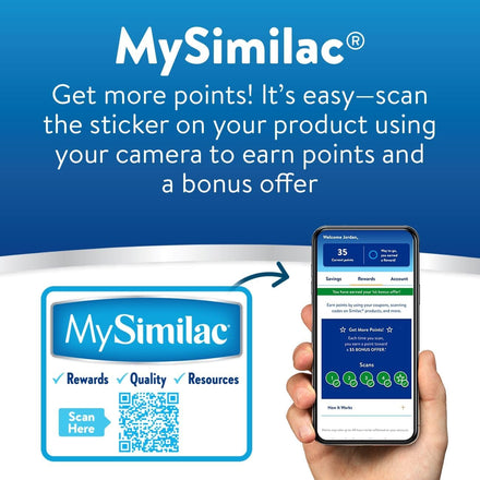 Similac Advance Infant Formula with Iron, Baby Formula Powder, 30.8-oz Value Can