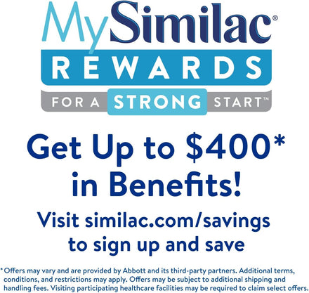 Similac 360 Total Care Infant Formula, Has 5 HMO Prebiotics, Our Closest Prebiotic Blend to Breast Milk, Non-GMO, Baby Formula, Ready to Feed, 8-fl-oz Bottle, Pack of 24