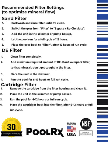 PoolRX+ pool unit 7.5k-20k gallons