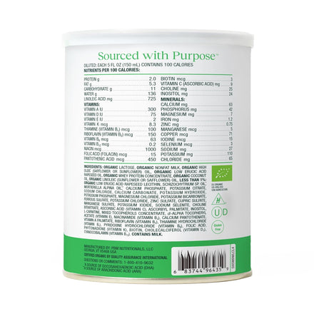 Bobbie Organic Infant Formula, Milk Based Powder with Iron, DHA and Vitamin D, Modeled After Breast Milk, Organic Baby Formula for Newborn to 12 Months Old Infant, 14.1 oz, 1 Pack