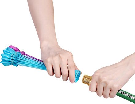 Bunch O Balloons Tropical Party (6 Pack) by ZURU, 200+ Rapid-Filling Self-Sealing Tropical Colored Water Balloons for Outdoor Family, Friends, Children Summer Fun (6 Pack)