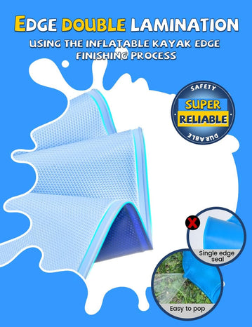 VISTOP Non-Slip Splash Pad for Kids and Dog, Thicken Sprinkler Pool Summer Outdoor Water Toys - Fun Backyard Fountain Play Mat for Baby Girls Boys Children or Pet Dog (59 inch, Red&Yellow&Green&Blue)