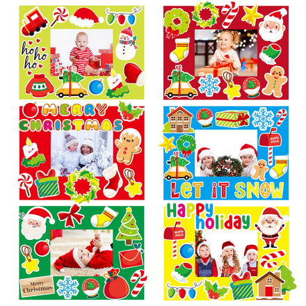 chiazllta 30 Pack Summer Crafts Kit for Kids End of School Year Picture Frames Beach DIY Art Crafts Classroom Summer Activities Game Party Favor