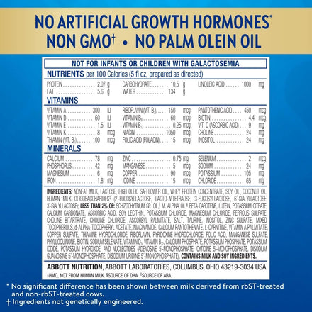 Similac 360 Total Care Infant Formula, Has 5 HMO Prebiotics, Our Closest Prebiotic Blend to Breast Milk, Non-GMO, Baby Formula Powder, 36-oz Value Can, Pack of 3