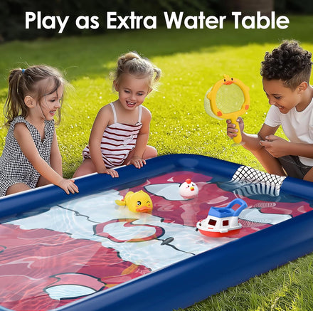 Pool Wave Kids Hockey Pool Game Toys, Big Inflatable Floating Water Play Swimming Toy, Fun Indoor Outdoor Activity Yard Beach Sports, Cool Summer Family Party Gift 5 6 7 8 10 12 Yr Boy Girl Teen Adult