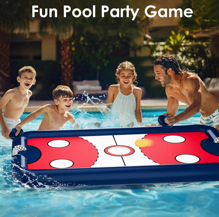 Pool Wave Kids Hockey Pool Game Toys, Big Inflatable Floating Water Play Swimming Toy, Fun Indoor Outdoor Activity Yard Beach Sports, Cool Summer Family Party Gift 5 6 7 8 10 12 Yr Boy Girl Teen Adult