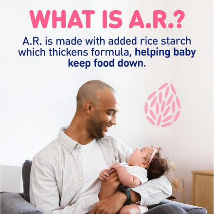 Enfamil A.R. Baby Formula, Added Rice Starch Formula to Reduce Reflux & Spit-Up, DHA for Brain Development, Probiotics to Support Digestive & Immune Health, Baby Milk, 30.4 Oz Box, 4 Count