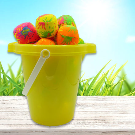 4E's Novelty 24 Pack - 2" Water Bomb Splash Balls - Mini Water Absorbent Ball - Kids Pool Toys, Outdoor Water Fight Game Activities for Kids, Beach Pool Party Favors, End of Year Student Gifts