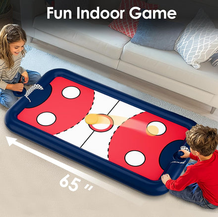 Pool Wave Kids Hockey Pool Game Toys, Big Inflatable Floating Water Play Swimming Toy, Fun Indoor Outdoor Activity Yard Beach Sports, Cool Summer Family Party Gift 5 6 7 8 10 12 Yr Boy Girl Teen Adult