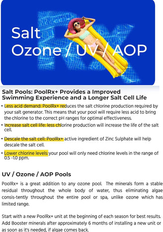 PoolRX+ pool unit 7.5k-20k gallons