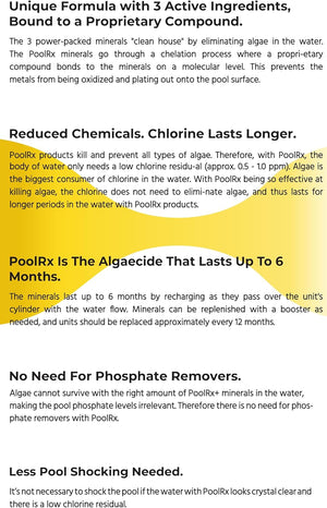 PoolRX+ pool unit 7.5k-20k gallons