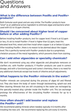 PoolRX+ Pool Unit 20k-30k gallons
