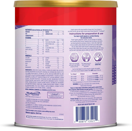 Enfamil NeuroPro Gentlease Baby Formula, Brain Building DHA, HuMO6 Immune Blend, Designed to Reduce Fussiness, Crying, Gas & Spit-up in 24 Hrs, Prebiotics to Promote Softer Stools, Baby Milk, 27.4 Oz