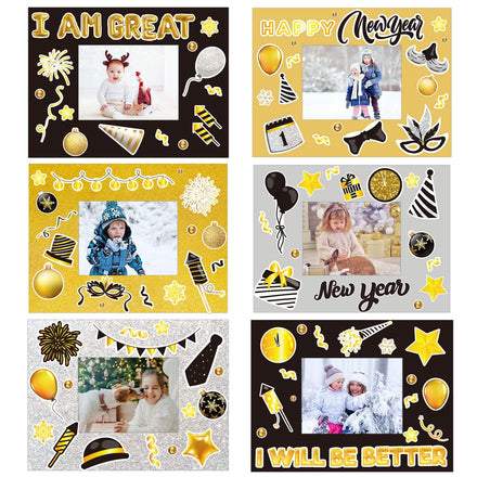 chiazllta 30 Pack Summer Crafts Kit for Kids End of School Year Picture Frames Beach DIY Art Crafts Classroom Summer Activities Game Party Favor