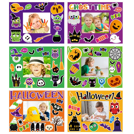 chiazllta 30 Pack Summer Crafts Kit for Kids End of School Year Picture Frames Beach DIY Art Crafts Classroom Summer Activities Game Party Favor