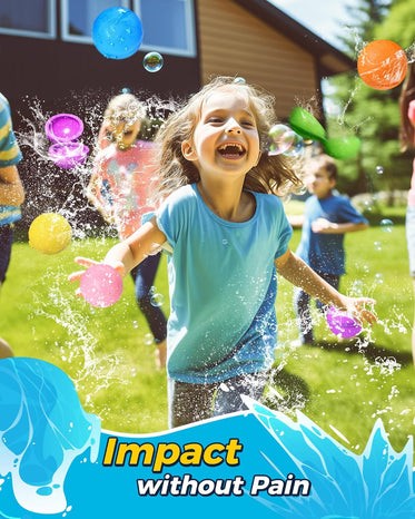 SOPPYCID Reusable Water balloons, Summer Toy Water Toy for Boys and Girls, Pool Beach Toys for Kids ages 3-12, Outdoor Activities Water Toys Self Sealing Water Splash Ball for Fun (6Pack)