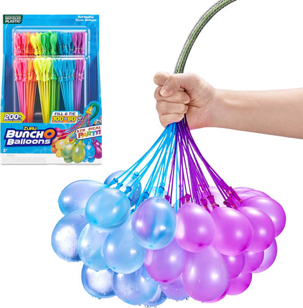 Bunch O Balloons Tropical Party (6 Pack) by ZURU, 200+ Rapid-Filling Self-Sealing Tropical Colored Water Balloons for Outdoor Family, Friends, Children Summer Fun (6 Pack)