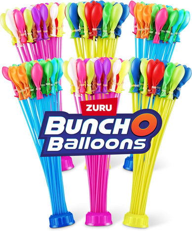 Bunch O Balloons Crazy Color by ZURU, 200+ Rapid-Filling Self-Sealing Water Balloons for Outdoor Family, Friends, Children Summer Fun, Amazon Exclusive (6 Pack)