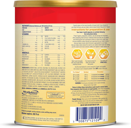 Enfamil NeuroPro Baby Formula, MFGM* 5-Year Benefit, Expert-Recommended Brain-Building Omega-3 DHA, Exclusive Immune Supporting HuMO6 Blend, Infant Formula Powder, Baby Milk, 28.3 Oz