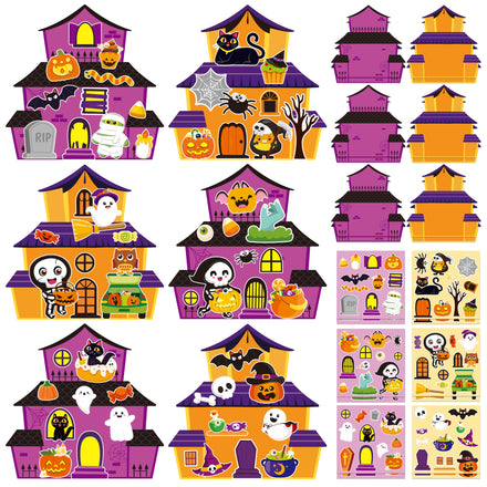 CY2SIDE Summer Beach Stickers - 12PCS Summer Drifting Bottles Sticker Art Craft for Kid Make Your Own Beach Sticker Scene with Pineapple Flamingo DIY Hawaii Party Game Class Fun Activities