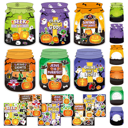 CY2SIDE Summer Beach Stickers - 12PCS Summer Drifting Bottles Sticker Art Craft for Kid Make Your Own Beach Sticker Scene with Pineapple Flamingo DIY Hawaii Party Game Class Fun Activities