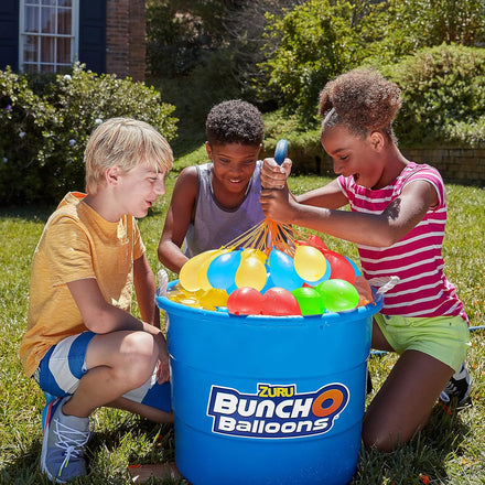 Bunch O Balloons Crazy Color by ZURU, 200+ Rapid-Filling Self-Sealing Water Balloons for Outdoor Family, Friends, Children Summer Fun, Amazon Exclusive (6 Pack)