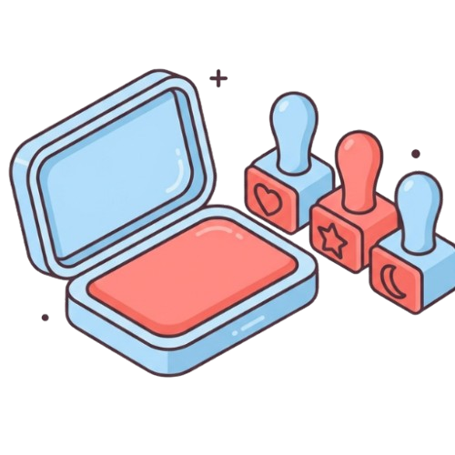 Stamp & Stamp Pad Sets
