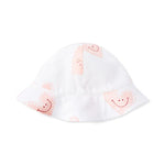 pureborn Baby Girl's Sun Hat Infant Girls Soft Cotton Bucket Hat Wide Brim Sun Protection Cap 3-6 Months