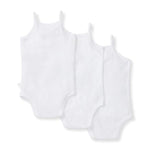 Burt's Bees Baby Unisex Baby 3-Pack Camisole Bodysuits 100% Organic Cotton Infant Gender Neutral One Piece Outfit, NB - 24M