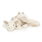 Jellycat Snow Dragon Stuffed Animal, Huge 26 inches - Mythical Plush Toy - Classic Children's Gift