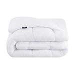 Serta ComfortSure King Mattress Cover, Fitted Pillow Top Mattress Pad, Super Soft and Breathable Quilted Cotton Protector with 18" Elastic Deep Pockets for Secure Fit, White