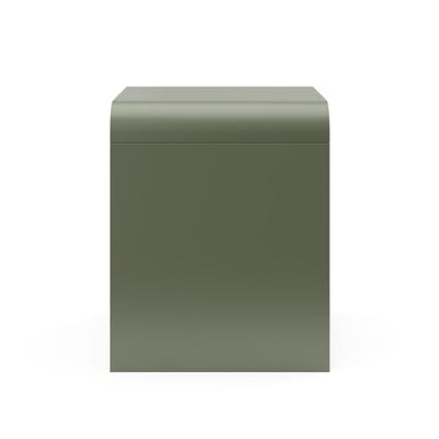 Storkcraft Next Santos 2-Drawer Nightstand (Olive with Natural) – GREENGUARD Gold Certified, Pre-Installed Drawer Tracks for Easier Assembly, Nightstand Organizer for Kids Bedroom