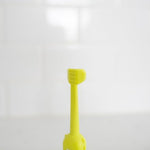 Dr. Brown's ToothScrubber Toddler Toothbrush, Triple-Sided Training Toothbrush with Suction Cup Base, Green Monster, Baby Oral Care, Ages 1-4 Years