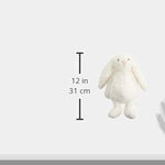 Jellycat Bashful Cream Bunny Stuffed Animal, Medium 12 inches | Rabbit and Bunny Plush Toy | Classic Children's Gift