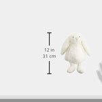 Jellycat Bashful Cream Bunny Stuffed Animal, Medium 12 inches | Rabbit and Bunny Plush Toy | Classic Children's Gift