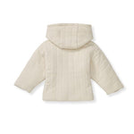 Burt's Bees Baby Baby Sweatshirts, Lightweight Zip-up Jackets Hooded Coats, Organic Cotton, Quilted Oat