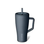 BrüMate Era 40 oz Tumbler with Handle & Straw | 100% Leakproof Insulated Water Bottle Tumbler with Lid & Flexible SoftSip Straw | Made of Stainless Steel | Cup Holder Friendly | 40oz (Onyx Leopard)