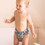 ALVABABY Baby Cloth Diaper 6 Pack with 12 Inserts One Size Cloth Diaper Covers Adjustable Washable Reusable for Baby Girls and Boys