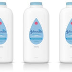 Johnson's Baby Powder with Naturally Derived Cornstarch, Aloe & Vitamin E for Delicate Skin, Hypoallergenic, Free of Parabens, Phthalates & Dyes for Gentle Baby Skin Care, 22 oz, 3 Pack