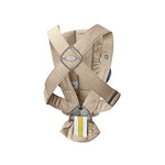 BabyBjörn Baby Carrier Mini, Beige, Woven | Newborn Carrier (7-25 lbs), Ergonomic, Easy-to-Use