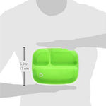 Munchkin® Splash™ 4 Piece Toddler Divided Plate and Bowl Dining Set, Blue/Green