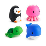 Munchkin Bath Toy Squirts, Ocean Sea Animal | 9 Months and Up | 16 Pack | For Babies and Toddlers