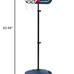 Delta Children - PAW Patrol Kids Basketball Hoop Set, Height Adjustable Toddler Basketball Goal with Stand, Indoor Outdoor Sports Toy, Includes Ball and Pump, Blue