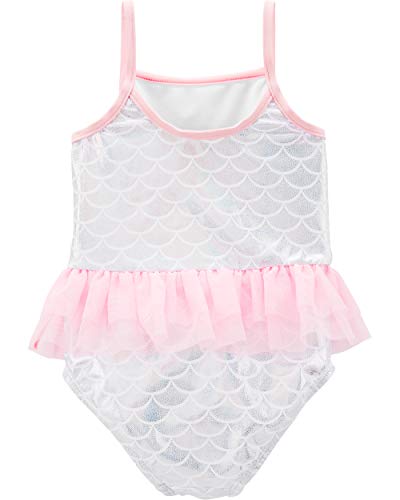 Carter's Baby Girl's Two-Piece Swimsuit Swimwear, Mermaid, 18 Months