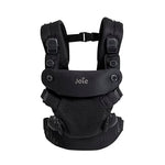 Joie Savvy Air 4-in-1 Mesh Baby Carrier – Breathable, Ergonomic Baby Carrier with 4 Carry Positions, Cooling Mesh Fabric, Padded Straps, and Lumbar Support (Coal)