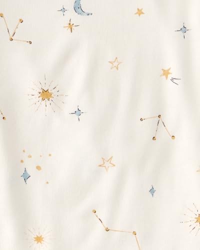 Carter's Neutral PurelySoft Long-Sleeve 2-Piece Pajamas, Constellation Print, 5T